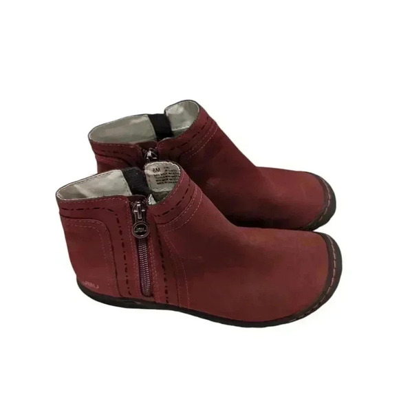 JBU wine (red) color waterproof slip on ankle boot size 6 - Picture 4 of 7